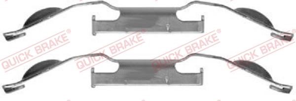 Kawe 109-1221 Mounting kit brake pads 1091221