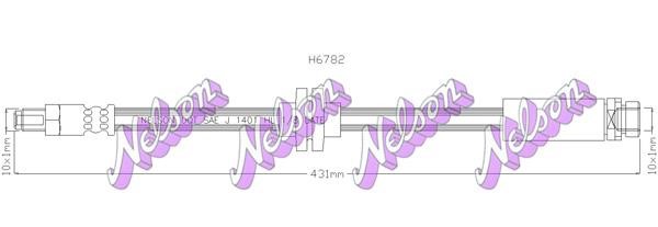 Kawe H6782 Brake Hose H6782