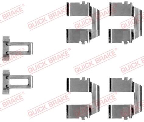 Kawe 109-1233 Mounting kit brake pads 1091233