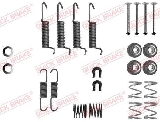 Kawe 105-0016 Mounting kit brake pads 1050016