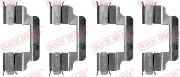 Kawe 109-1230 Mounting kit brake pads 1091230