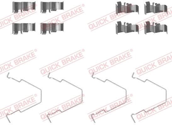 Kawe 109-1652 Mounting kit brake pads 1091652