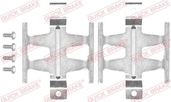 Kawe 1091687 Mounting kit brake pads 1091687