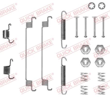 Kawe 105-0651 Mounting kit brake pads 1050651