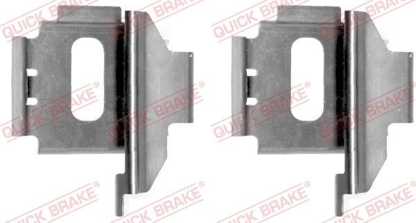Kawe 109-1283 Mounting kit brake pads 1091283