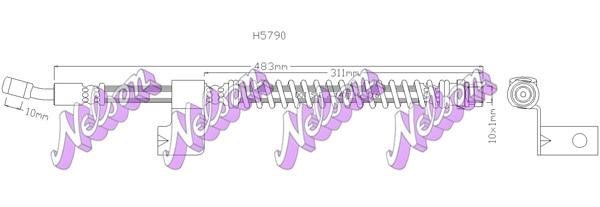 Kawe H5790 Brake Hose H5790