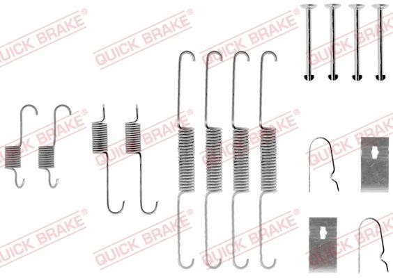 Kawe 105-0782 Mounting kit brake pads 1050782