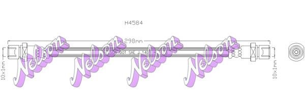 Kawe H4584 Brake Hose H4584