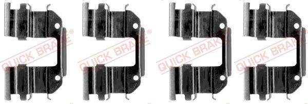 Kawe 109-1285 Mounting kit brake pads 1091285