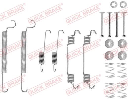 Kawe 105-0766 Mounting kit brake pads 1050766