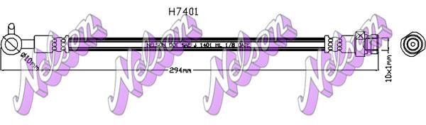 Kawe H7401 Brake Hose H7401