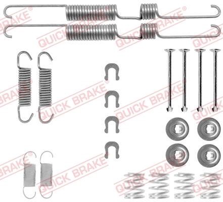 Kawe 105-0738 Mounting kit brake pads 1050738