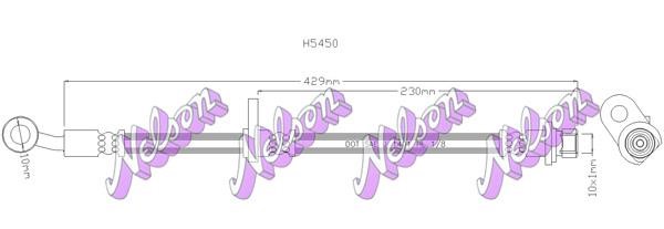 Kawe H5450 Brake Hose H5450