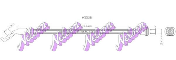 Kawe H5538 Brake Hose H5538