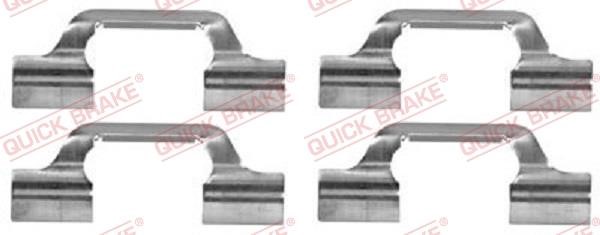 Kawe 109-1685 Mounting kit brake pads 1091685