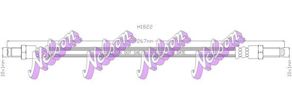 Kawe H1822 Brake Hose H1822