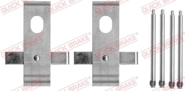 Kawe 109-1634 Mounting kit brake pads 1091634