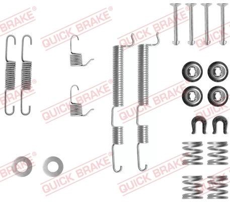 Kawe 105-0765 Mounting kit brake pads 1050765