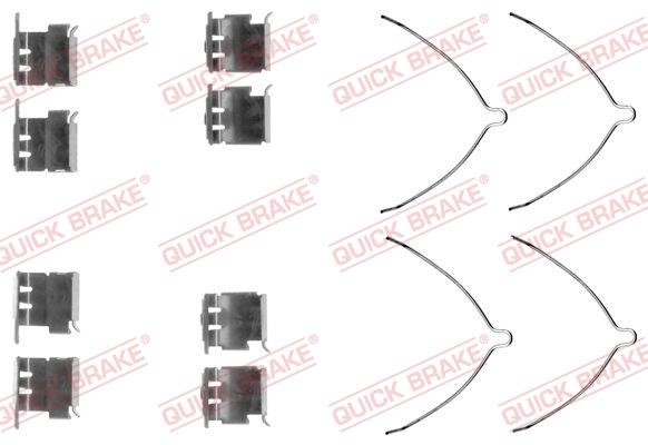 Kawe 109-1289 Mounting kit brake pads 1091289