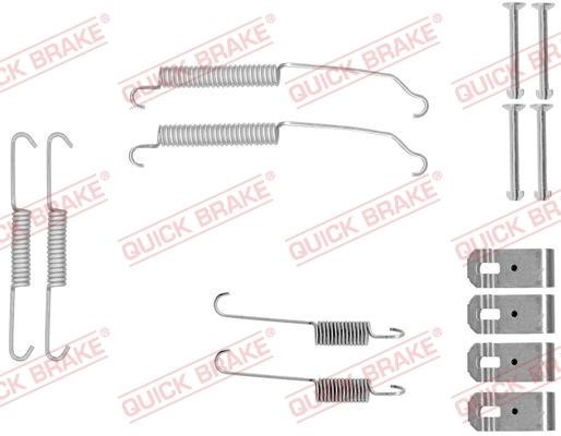 Kawe 105-0015 Mounting kit brake pads 1050015