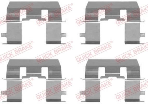 Kawe 109-1281 Mounting kit brake pads 1091281