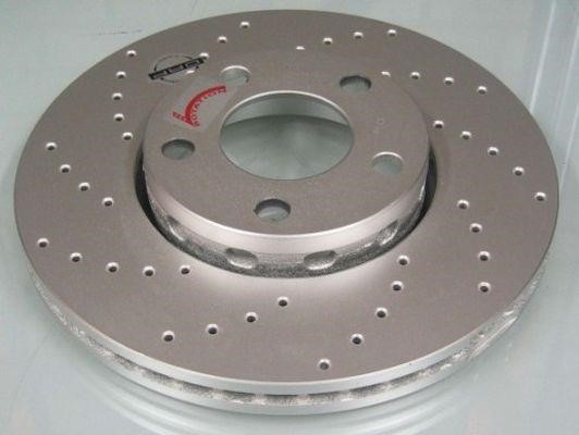 Kawe BDRS1039.25 Front brake disc ventilated BDRS103925