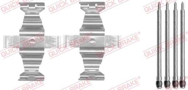 Kawe 109-1643 Mounting kit brake pads 1091643
