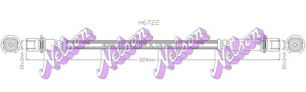 Kawe H6722 Brake Hose H6722