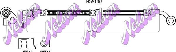 Kawe H5213Q Brake Hose H5213Q