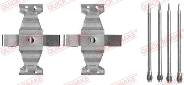 Kawe 109-1636 Mounting kit brake pads 1091636