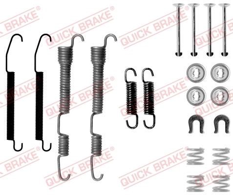 Kawe 105-0761 Mounting kit brake pads 1050761