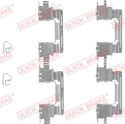 Kawe 109-1613 Mounting kit brake pads 1091613