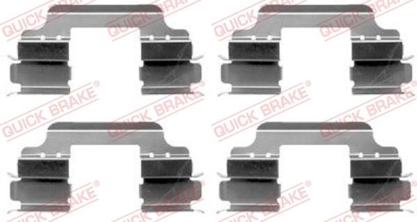 Kawe 109-1648 Mounting kit brake pads 1091648