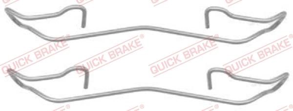 Kawe 109-1187 Mounting kit brake pads 1091187