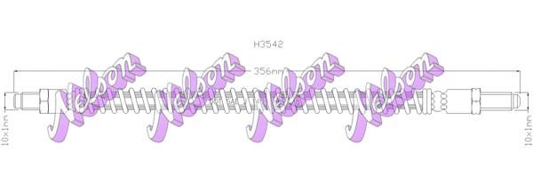 Kawe H3542 Brake Hose H3542