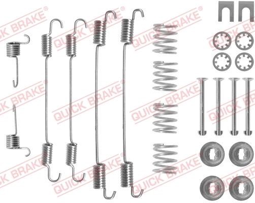 Kawe 105-0747 Mounting kit brake pads 1050747