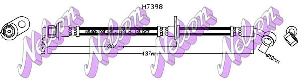 Kawe H7398 Brake Hose H7398