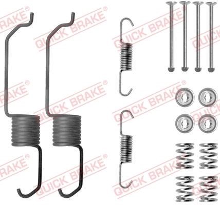 Kawe 105-0825 Mounting kit brake pads 1050825