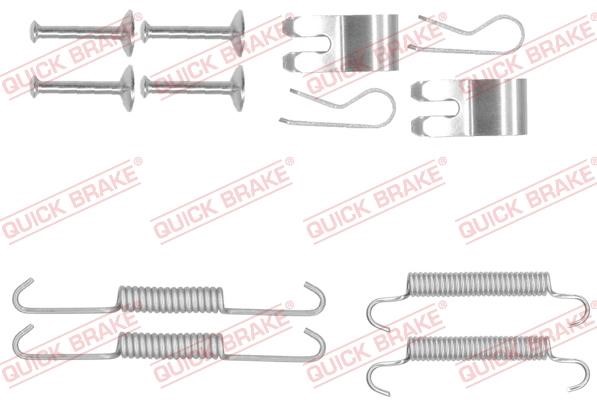 Kawe 105-0013 Mounting kit brake pads 1050013