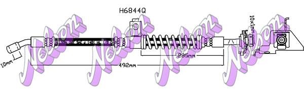 Kawe H6844Q Brake Hose H6844Q