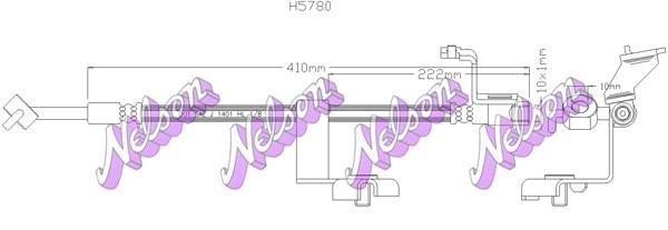 Kawe H5780 Brake Hose H5780