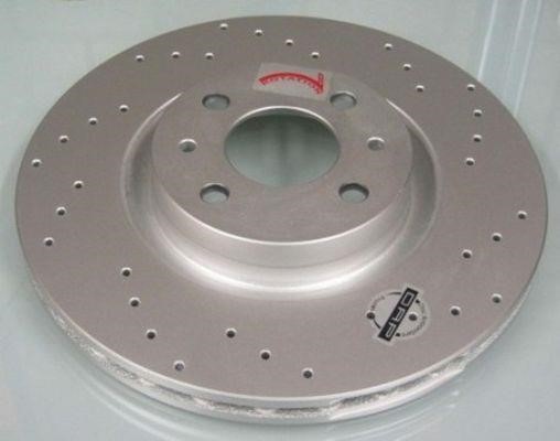 Kawe BDRS1016.25 Front brake disc ventilated BDRS101625