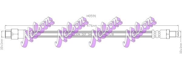 Kawe H0591 Brake Hose H0591