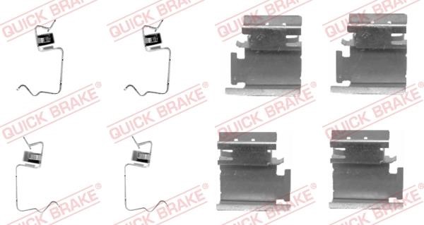 Kawe 109-1218 Mounting kit brake pads 1091218