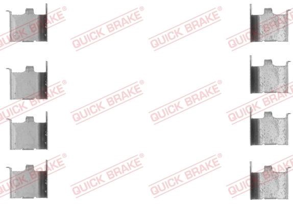 Kawe 109-1132 Mounting kit brake pads 1091132