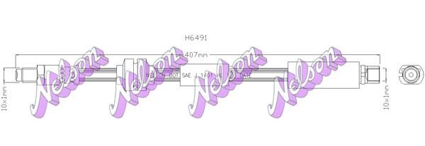 Kawe H6491 Brake Hose H6491