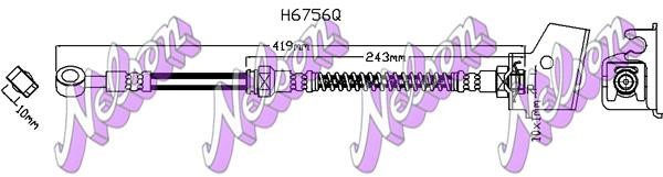 Kawe H6756Q Brake Hose H6756Q