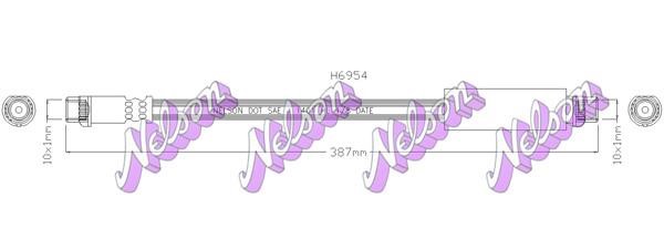 Kawe H6954 Brake Hose H6954