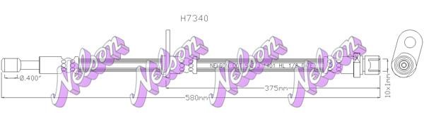 Kawe H7340 Brake Hose H7340