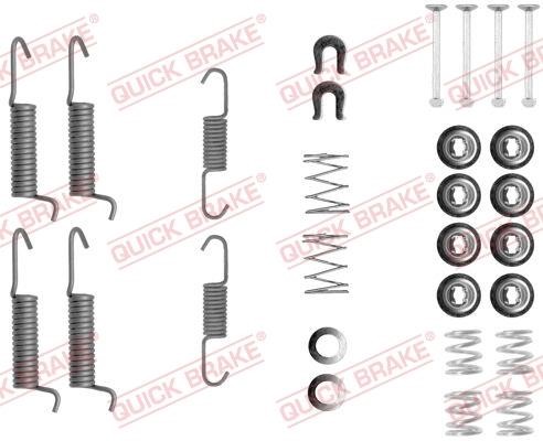 Kawe 105-0821 Mounting kit brake pads 1050821